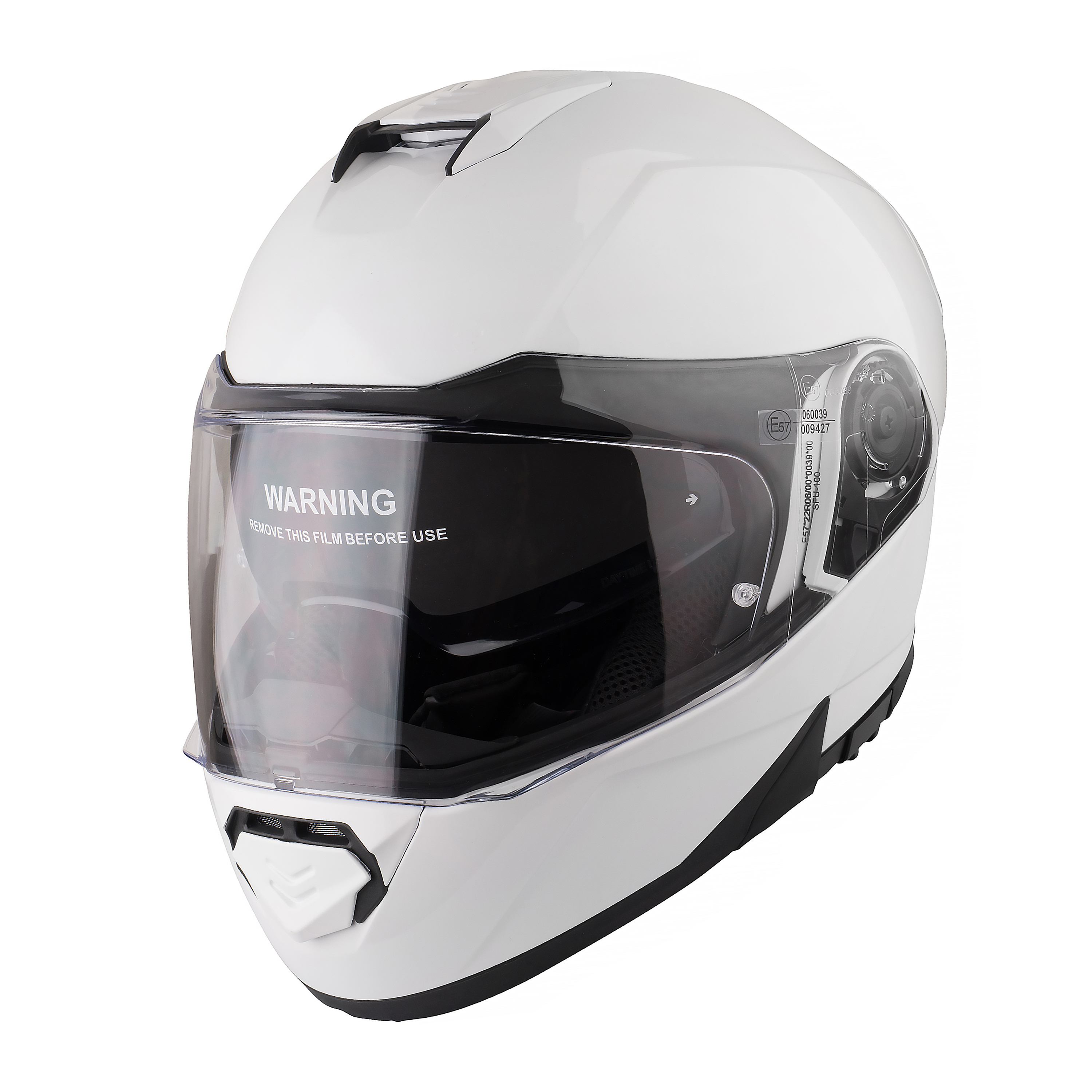 ZI SFU100 FORCE SOLID HELMET-gloss-white