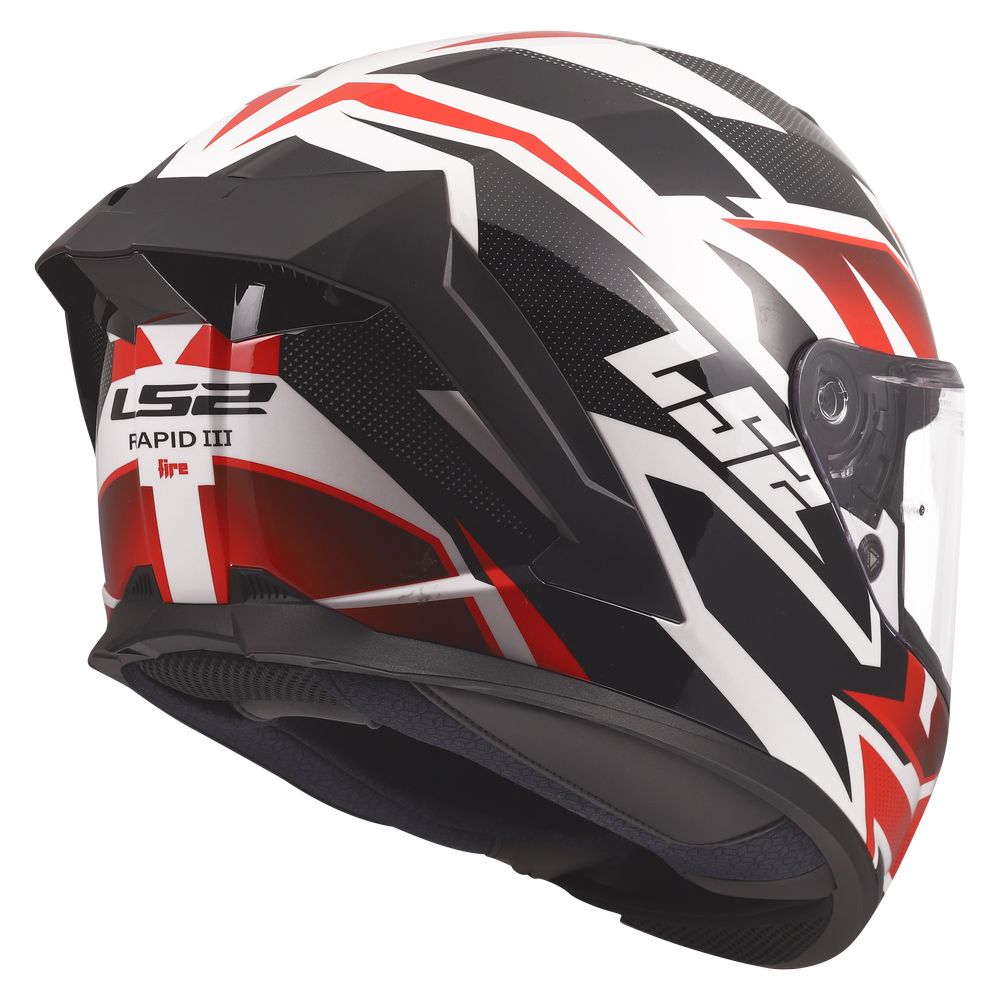 LS2 FF820 RAPID III XTREM WHITE BLACK RED-1
