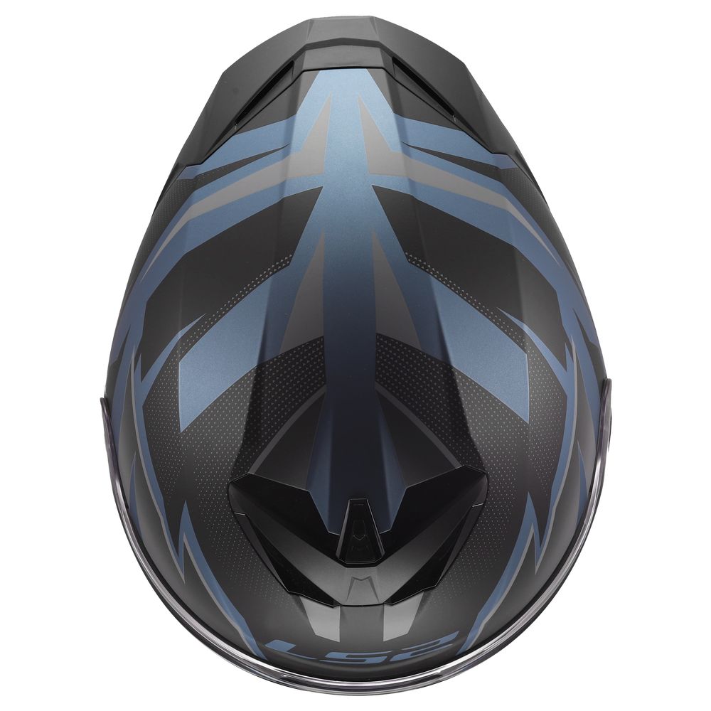 LS2 FF820 RAPID III XTREM BLACK BLUE PETROL-6