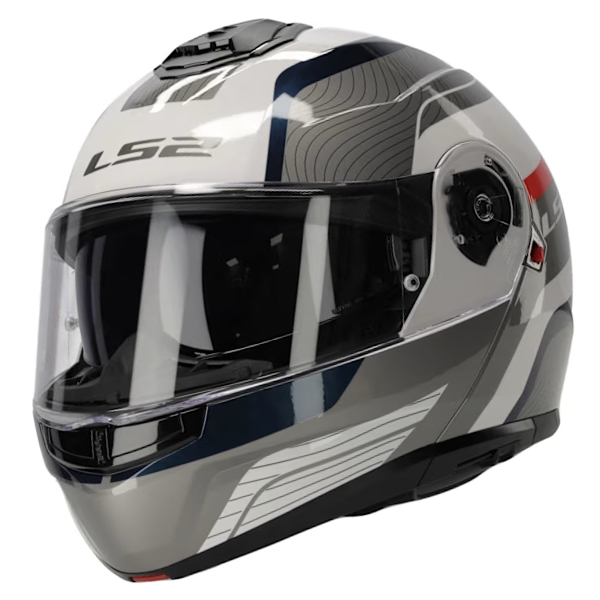 LS2 FF908 STROBE II MONZA WHITE BLUE RED