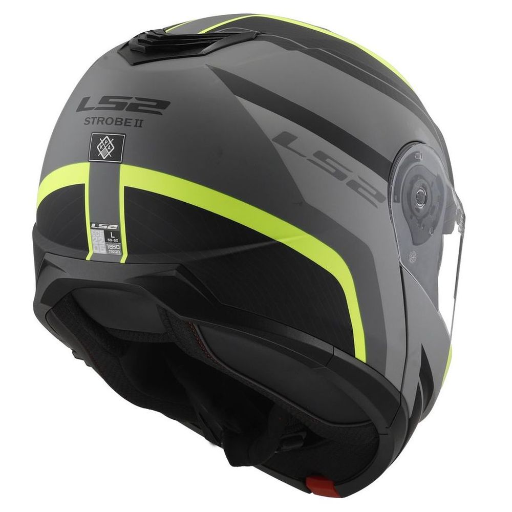 FF908 STROBE II  MONZA-Matt Black H-V Yellow-3