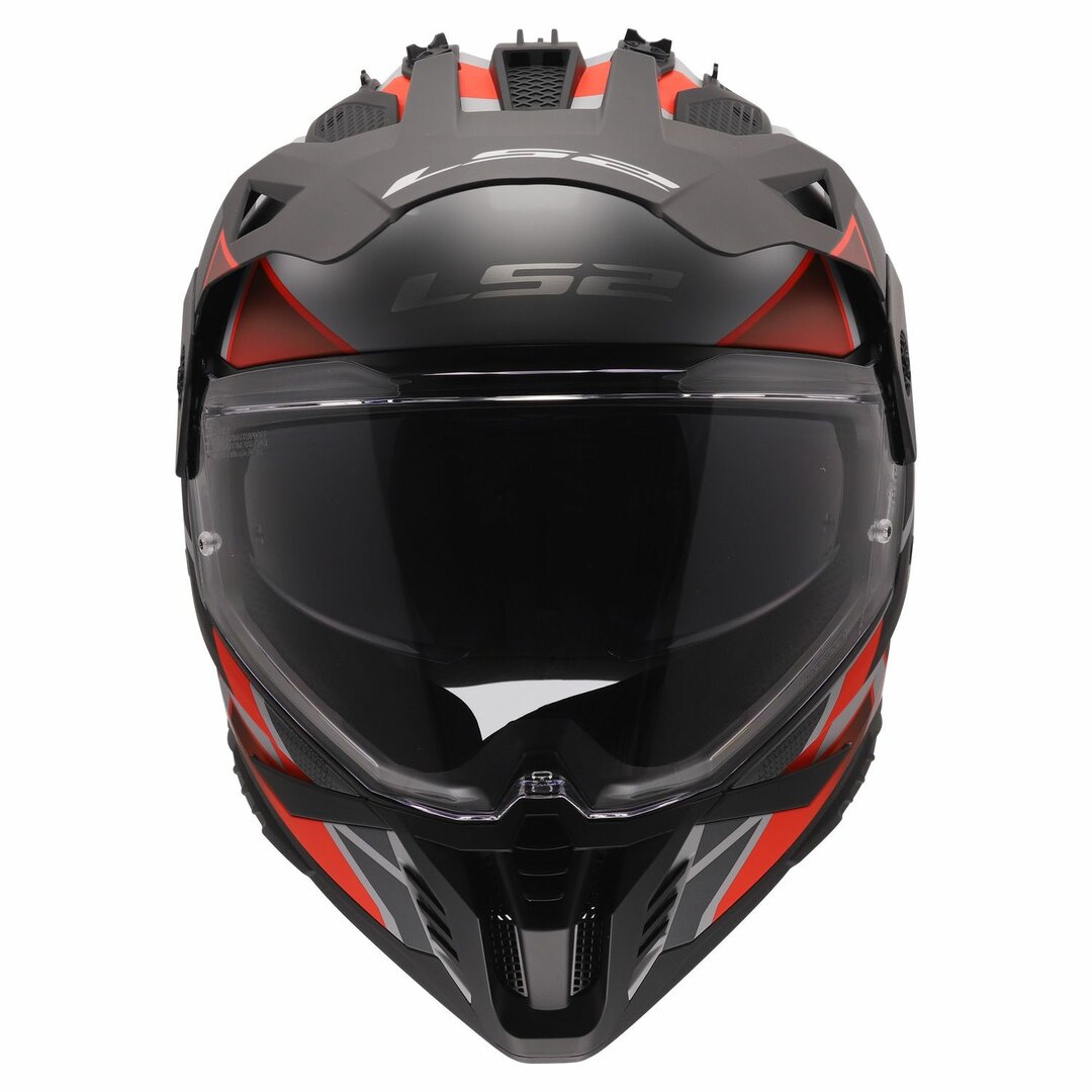 LS2 MX702 PIONEER II BLOCK GREY RED-3