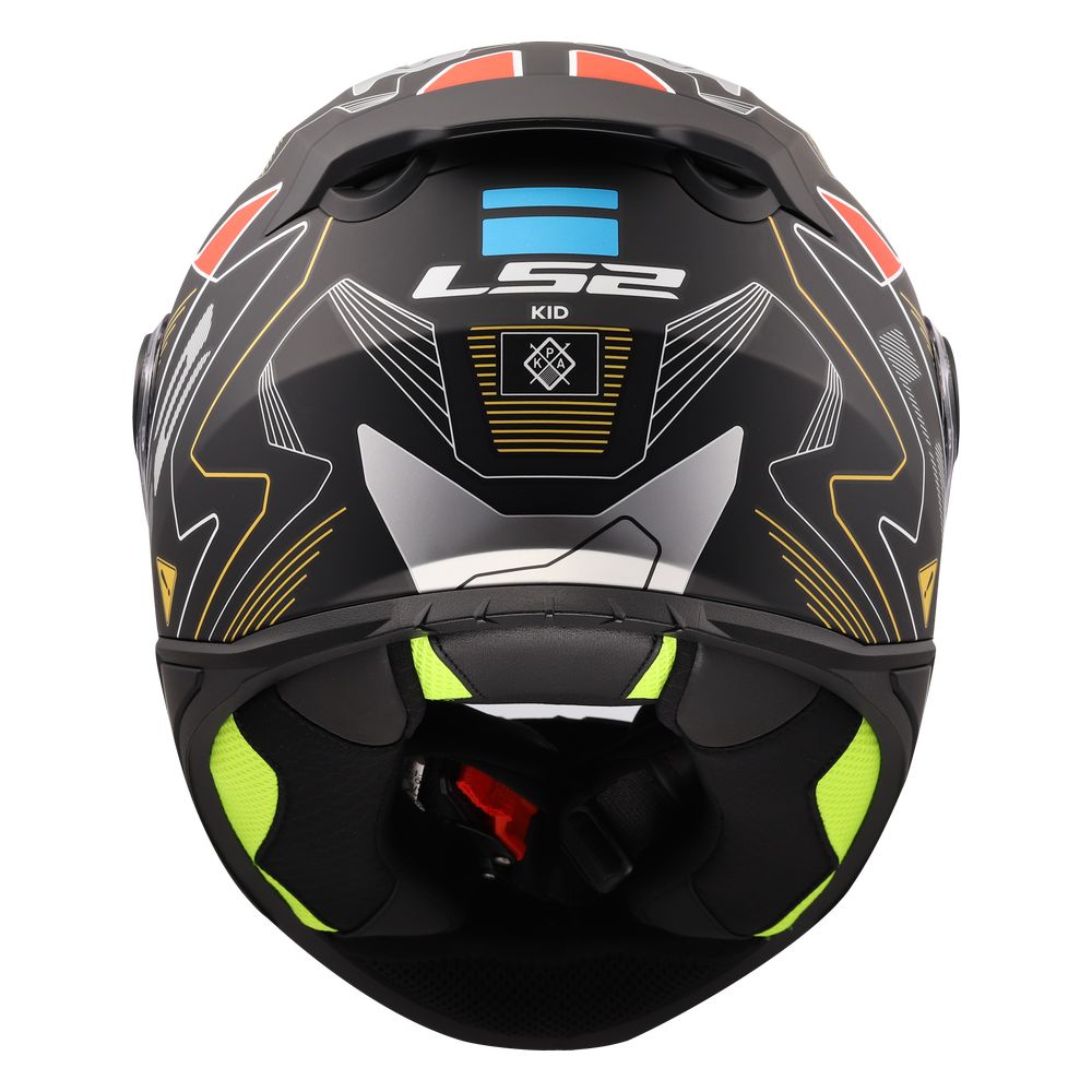 LS2 FF812 KID  ZERO MATT GREY RED-5