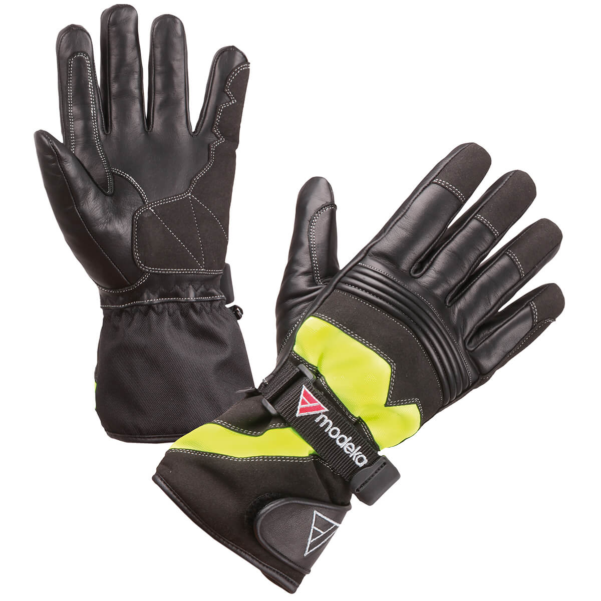 Перчатки Modeka Freeze EVO-black-yellow