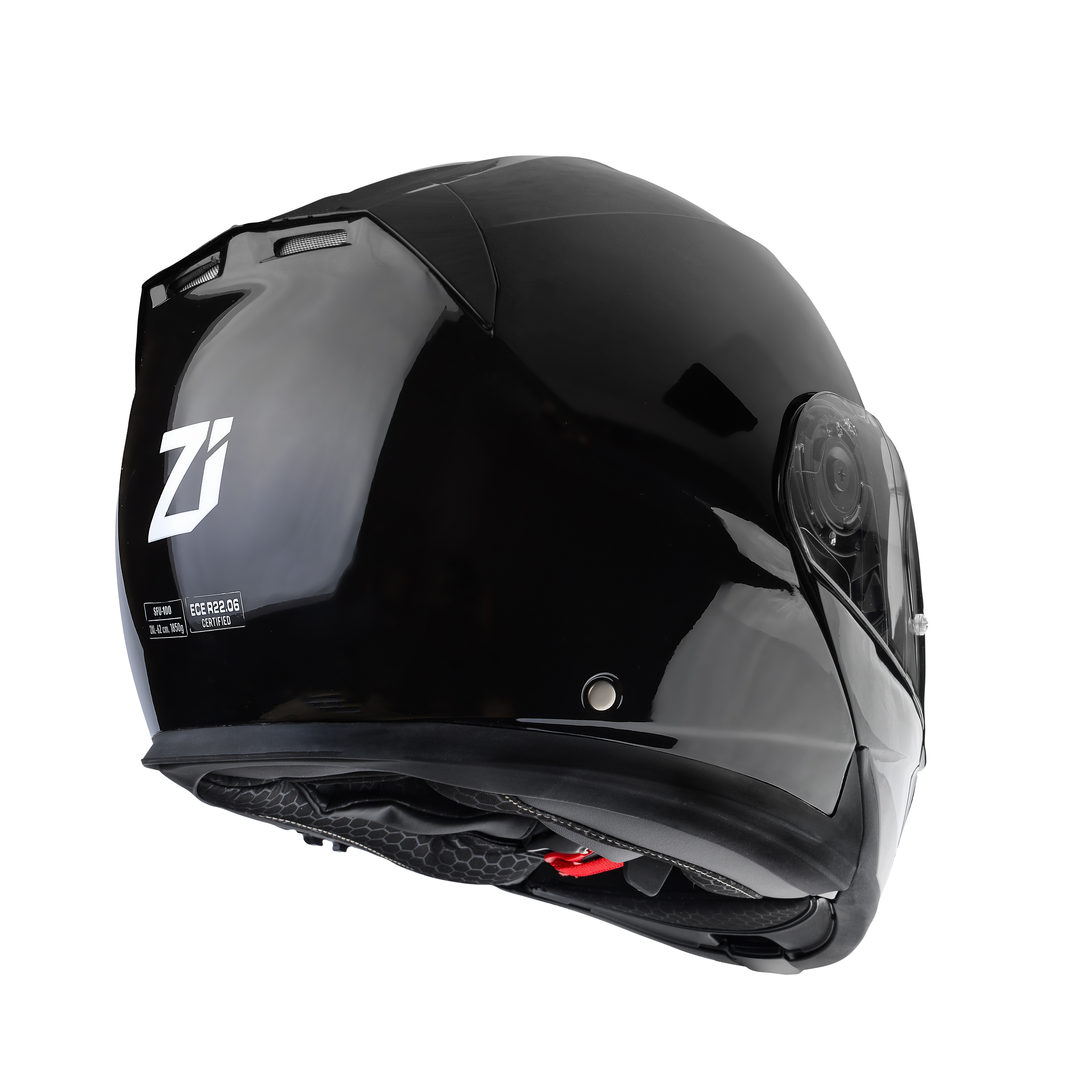 ZI SFU100 FORCE SOLID HELMET-gloss-black-4