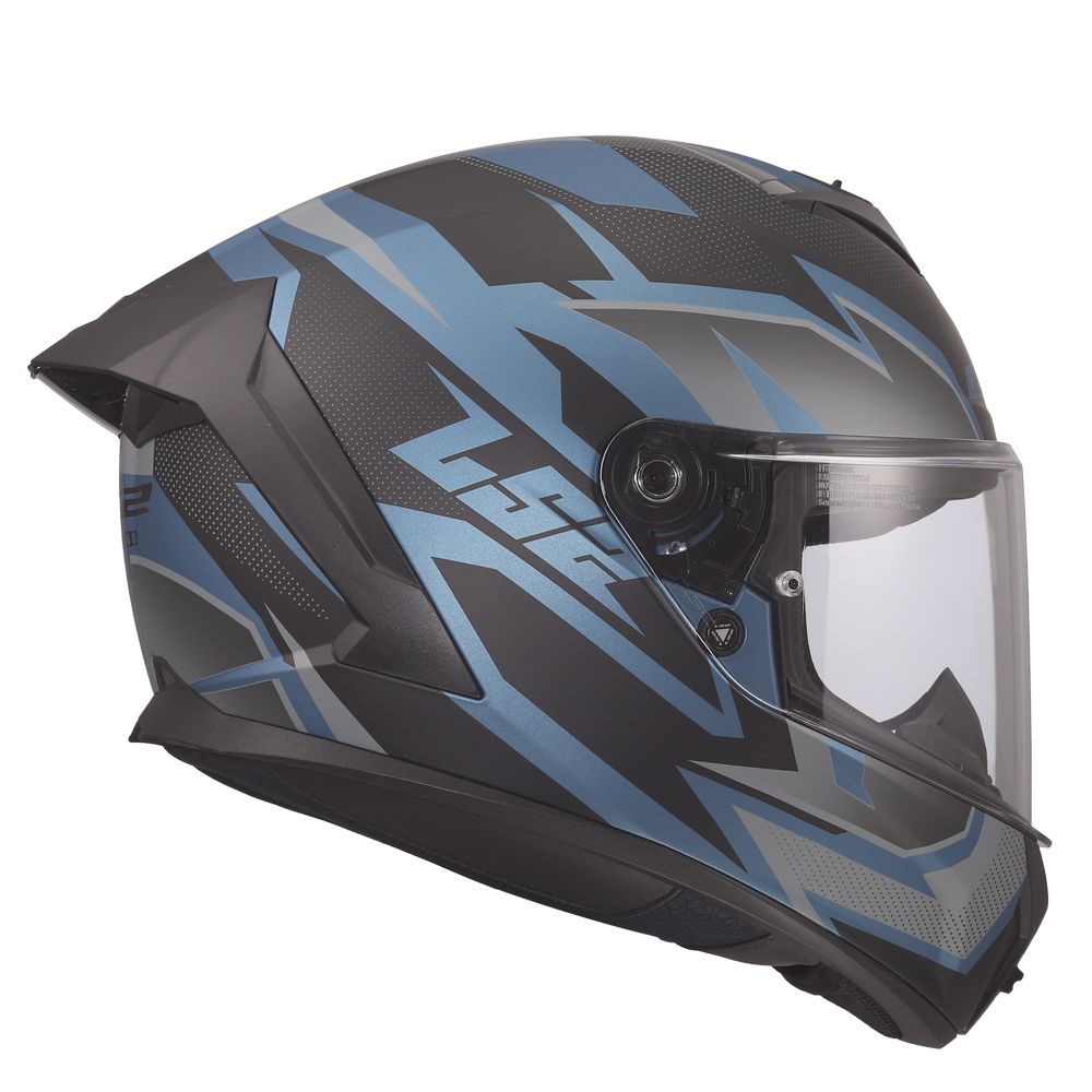 LS2 FF820 RAPID III XTREM BLACK BLUE PETROL-8
