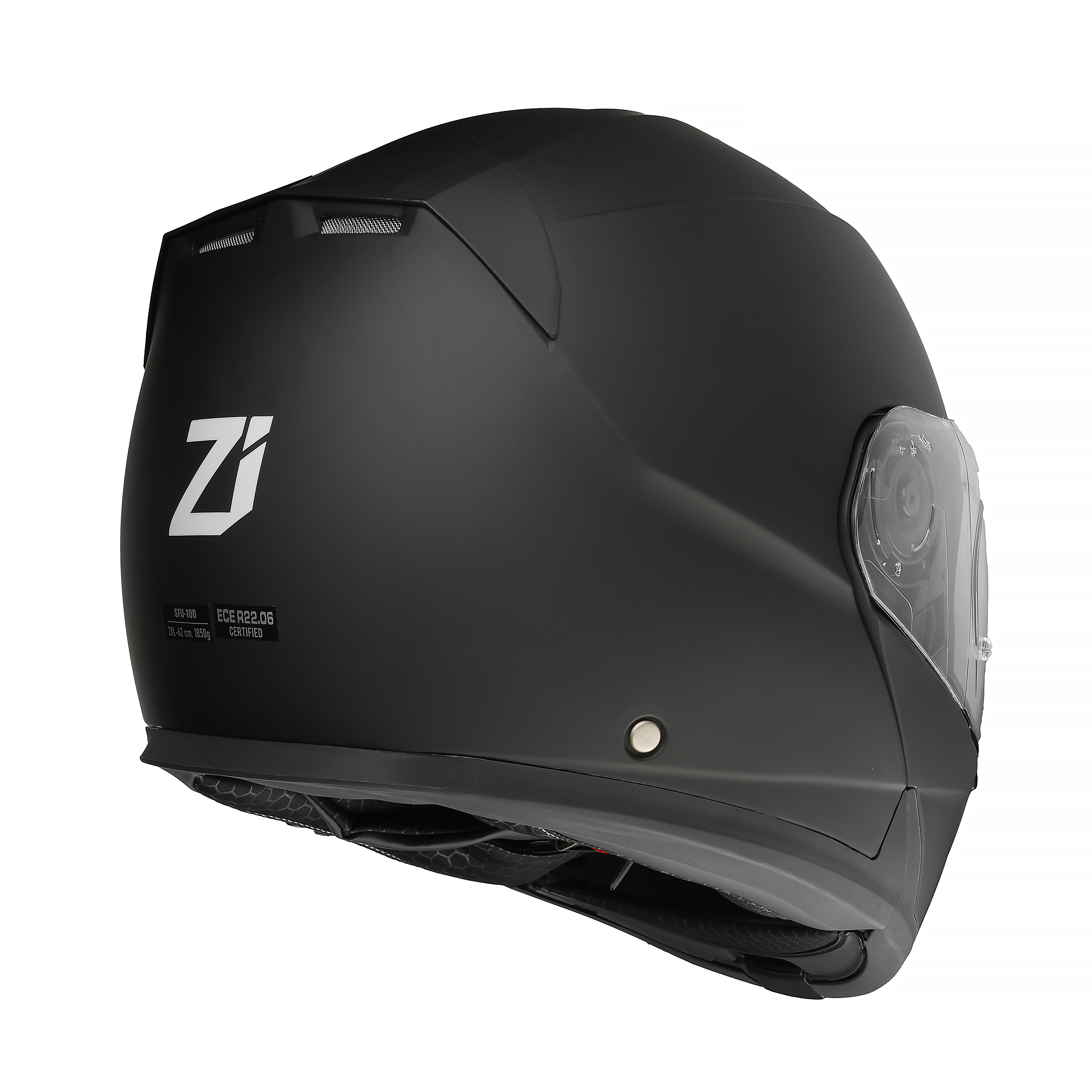 ZI SFU100 FORCE SOLID HELMET-matt-black-4