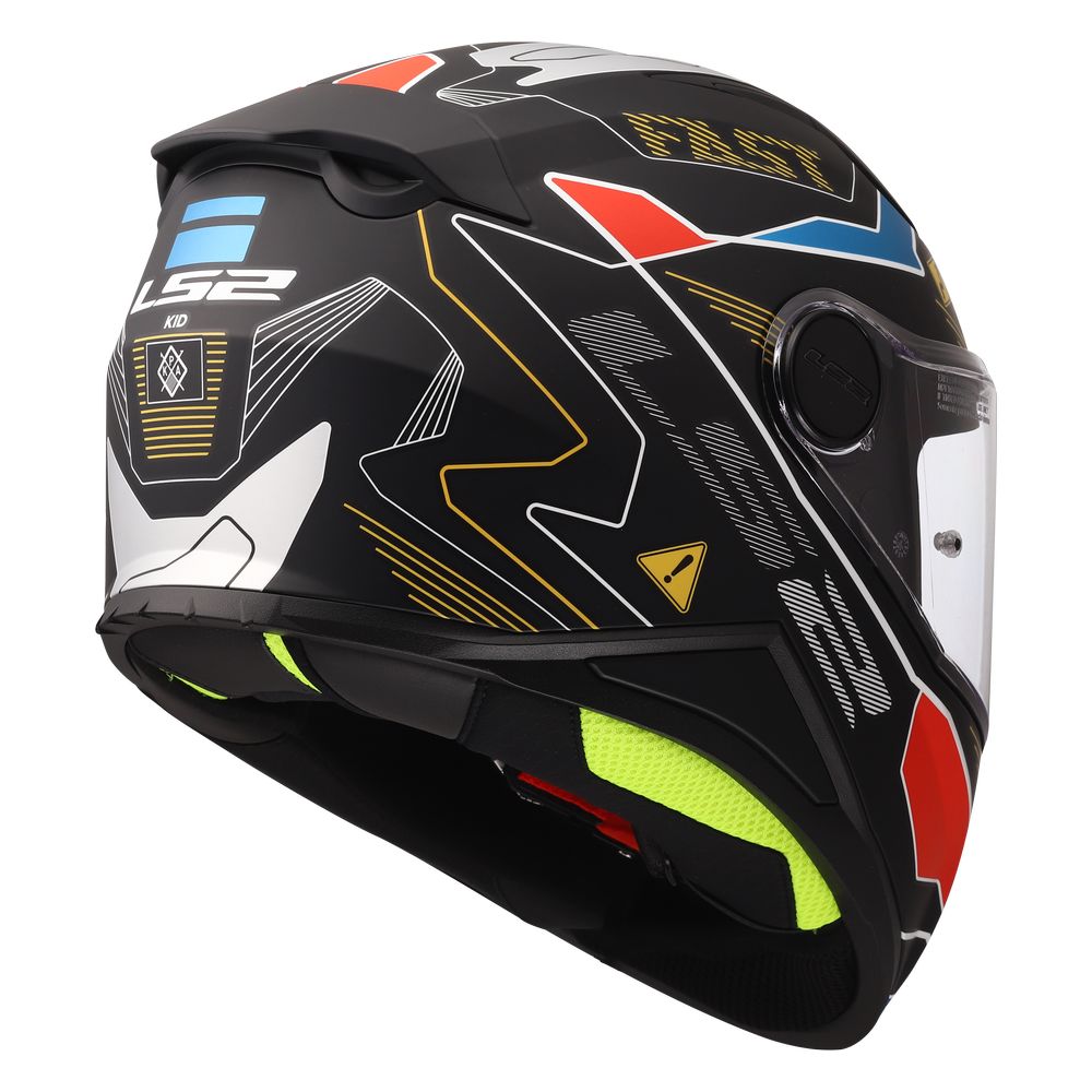 LS2 FF812 KID  ZERO MATT GREY RED-1