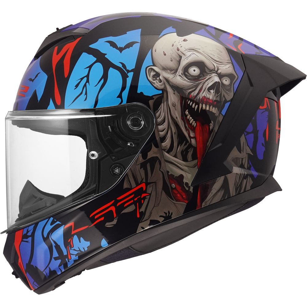 LS2 FF820 RAPID III ZOMBIE II BLACK RED BLUE