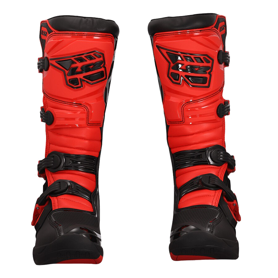 LS2 Raptor Man boots-black-red-1