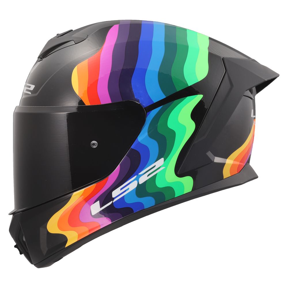 LS2 FF820 RAPID III FLOW BLACK MULTI-6