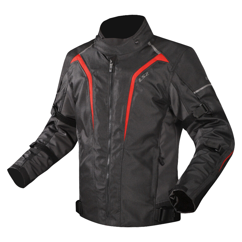 LS2 Sepang Man black grey red jacket