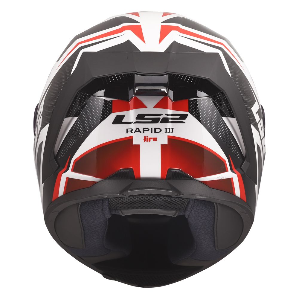 LS2 FF820 RAPID III XTREM WHITE BLACK RED-8