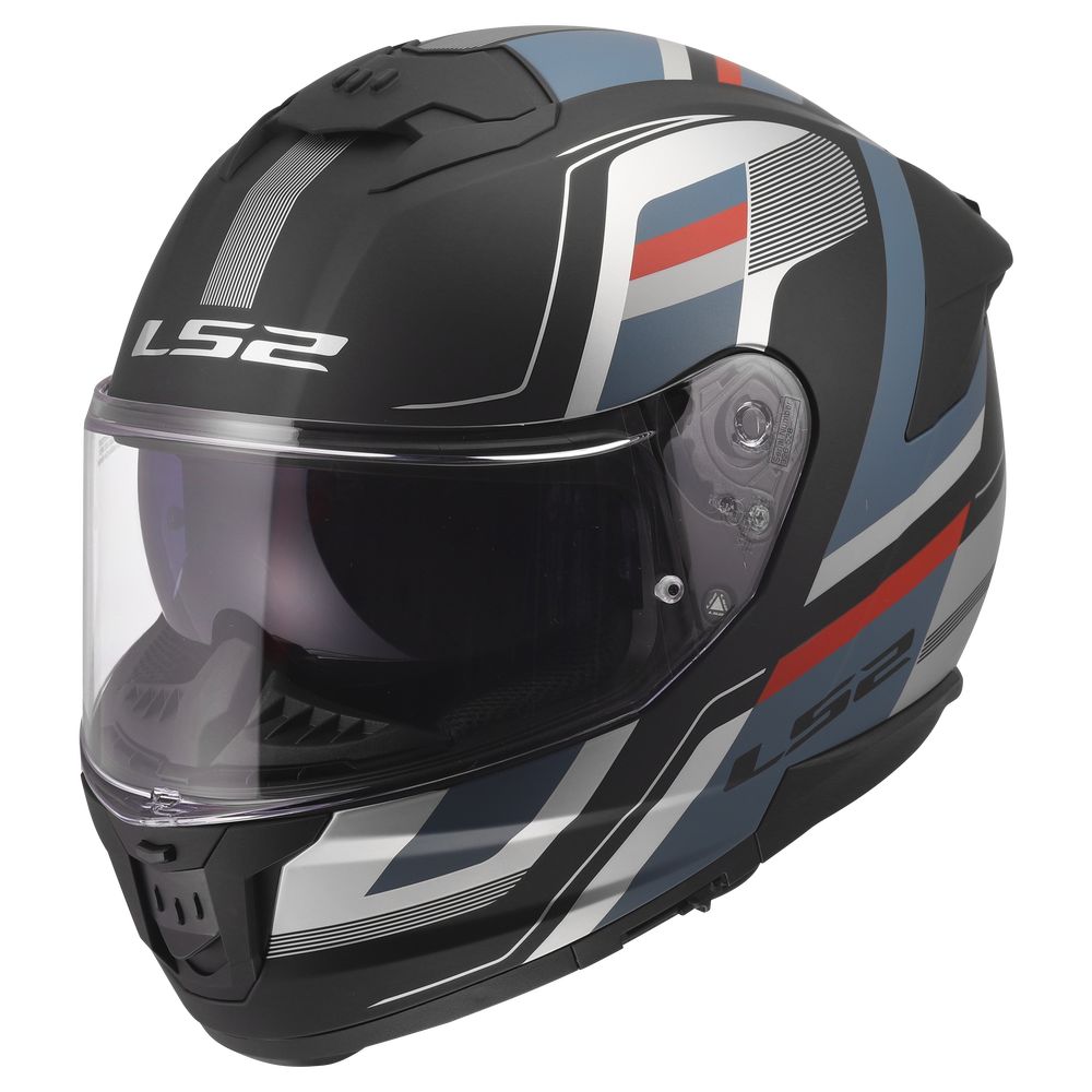 LS2 FF808 STREAM II  VINTAGE MATT BLACK PETROL