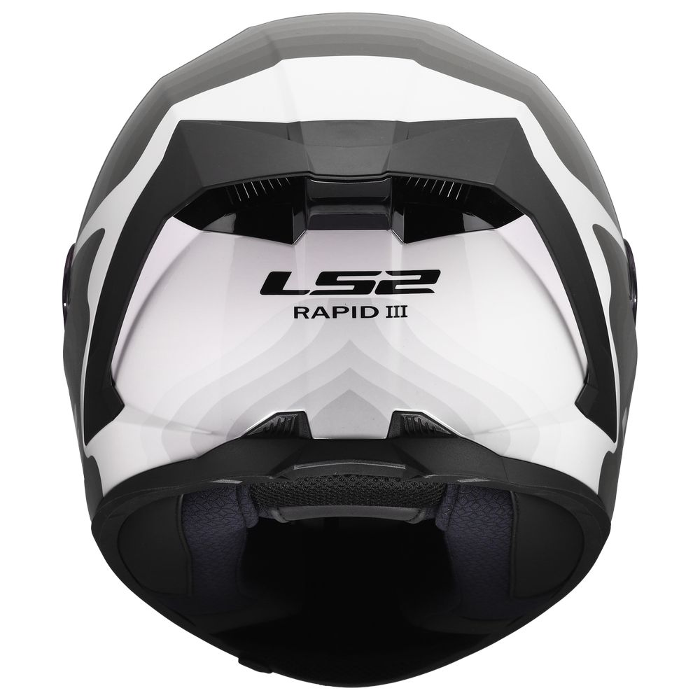 LS2 FF820 RAPID III FLOW WHITE GREY-8