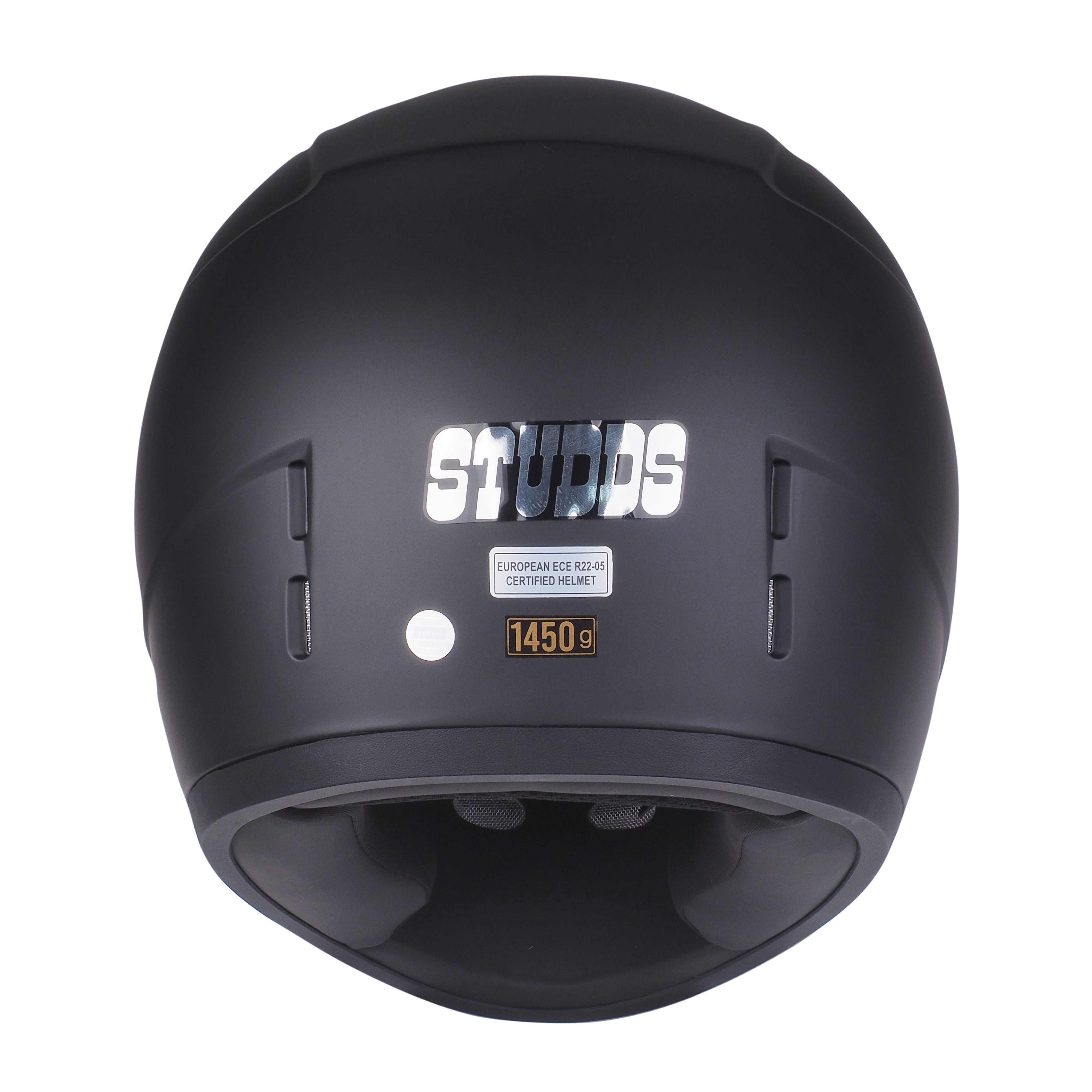 Studds SCORPION Solid Matt Black L_4