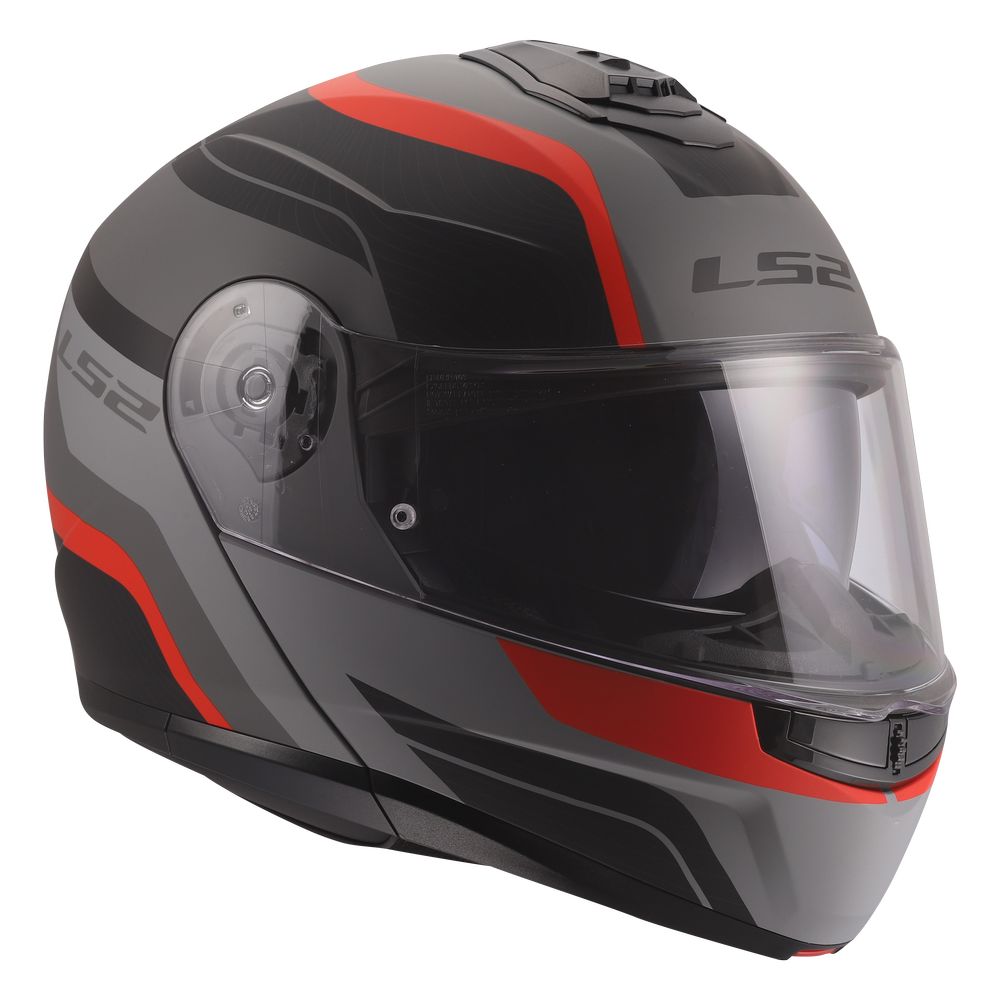 FF908 STROBE II MONZA MATT BLACK GREY RED-10