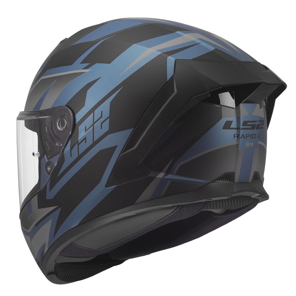 LS2 FF820 RAPID III XTREM BLACK BLUE PETROL-7