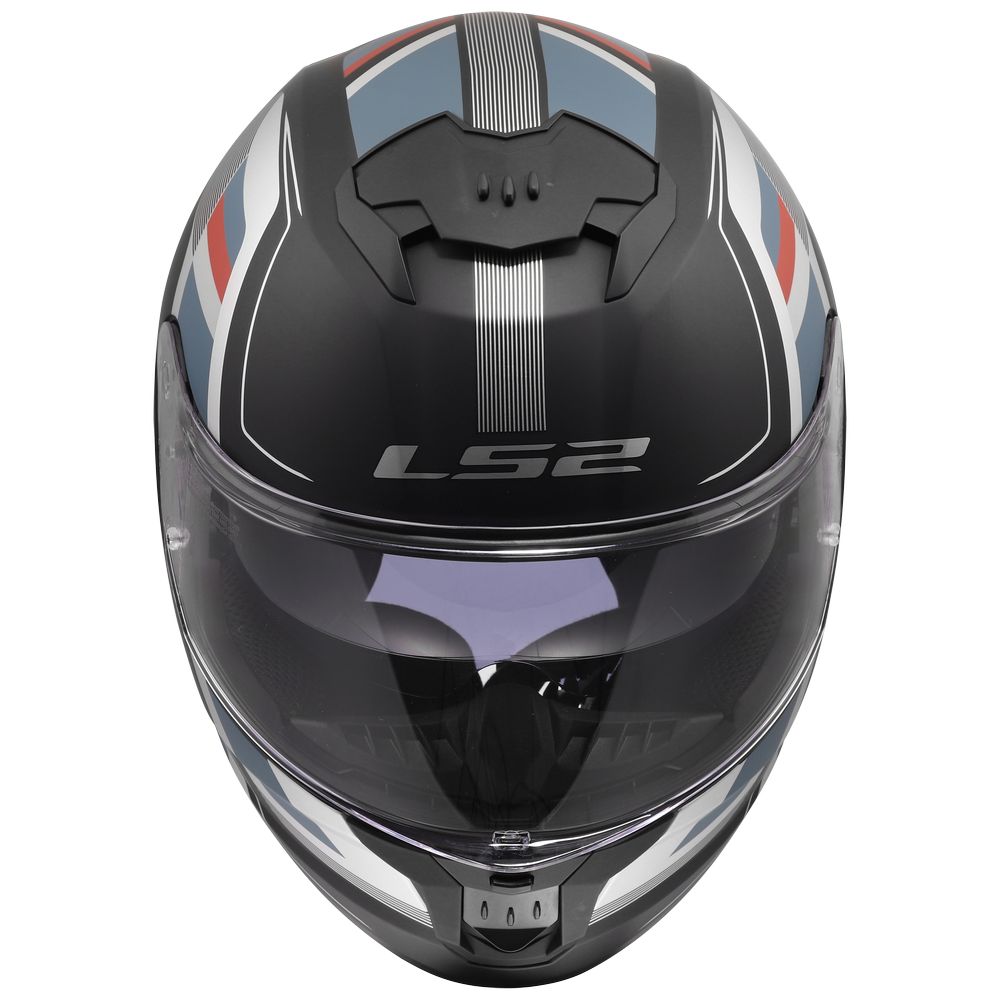 LS2 FF808 STREAM II  VINTAGE MATT BLACK PETROL-1