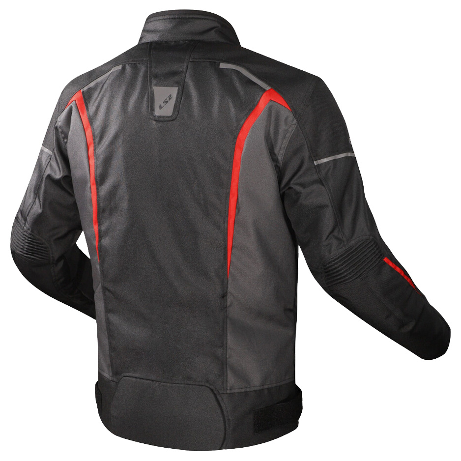 LS2 Sepang Man black grey red jacket-1