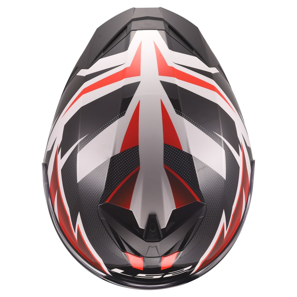 LS2 FF820 RAPID III XTREM WHITE BLACK RED-2