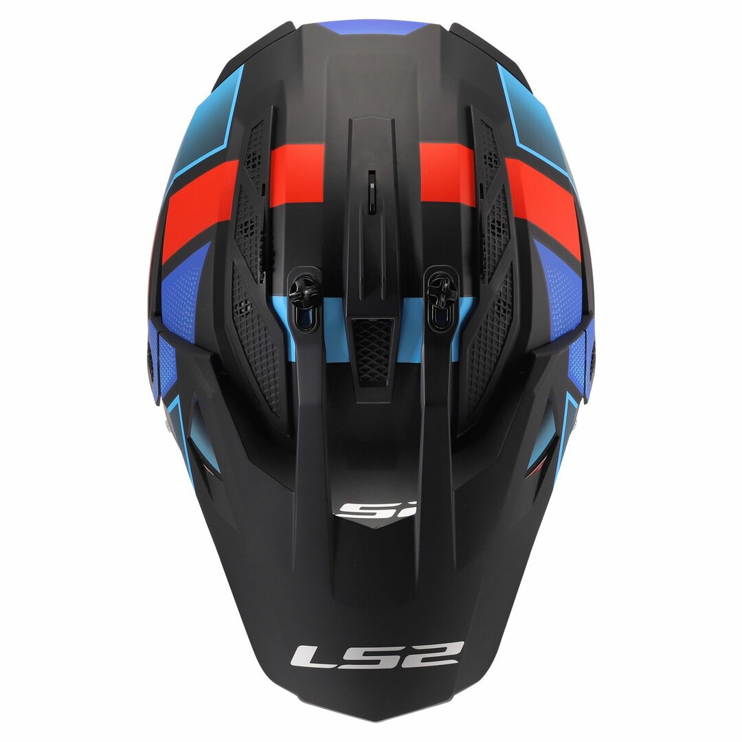 LS2 MX702 PIONEER II BLOCK BLACK RED BLUE-5