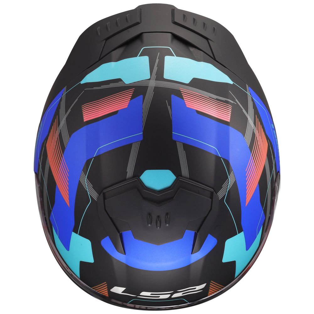 LS2 FF808 STREAM II MIKA BLACK BLUE-6