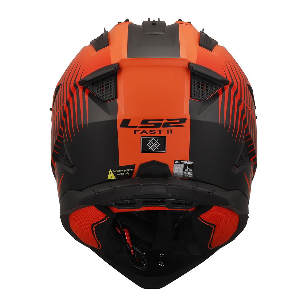 LS2-MX708-FAST-II-DUCK-MATT-H-V-ORANGE-RED-2