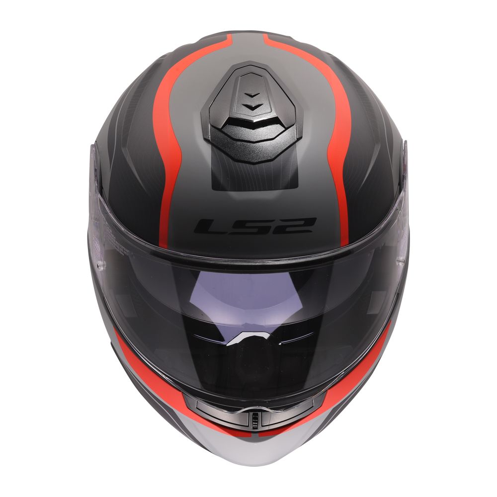 FF908 STROBE II MONZA MATT BLACK GREY RED-11