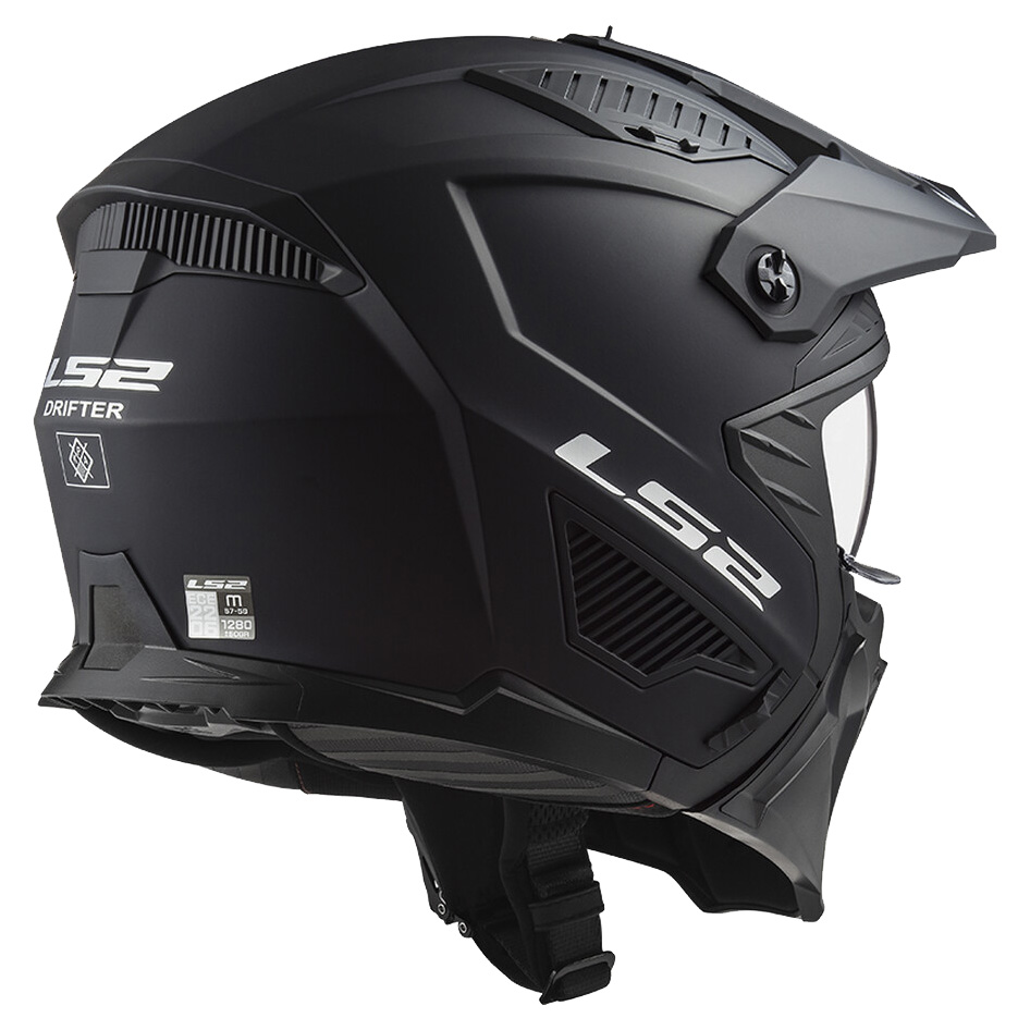 LS2 OF606 DRIFTER SOLID MATT BLACK-4