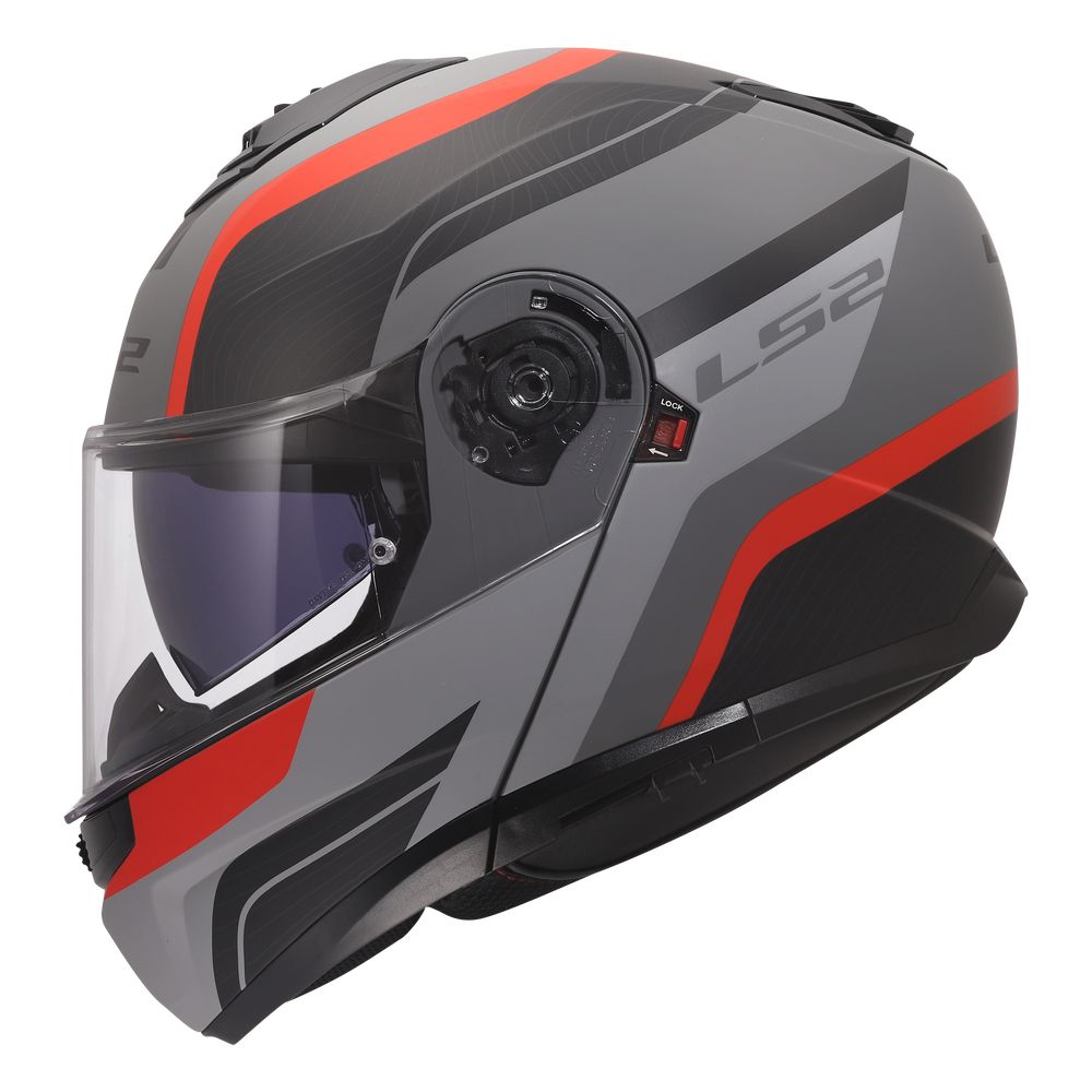 FF908 STROBE II MONZA MATT BLACK GREY RED-7