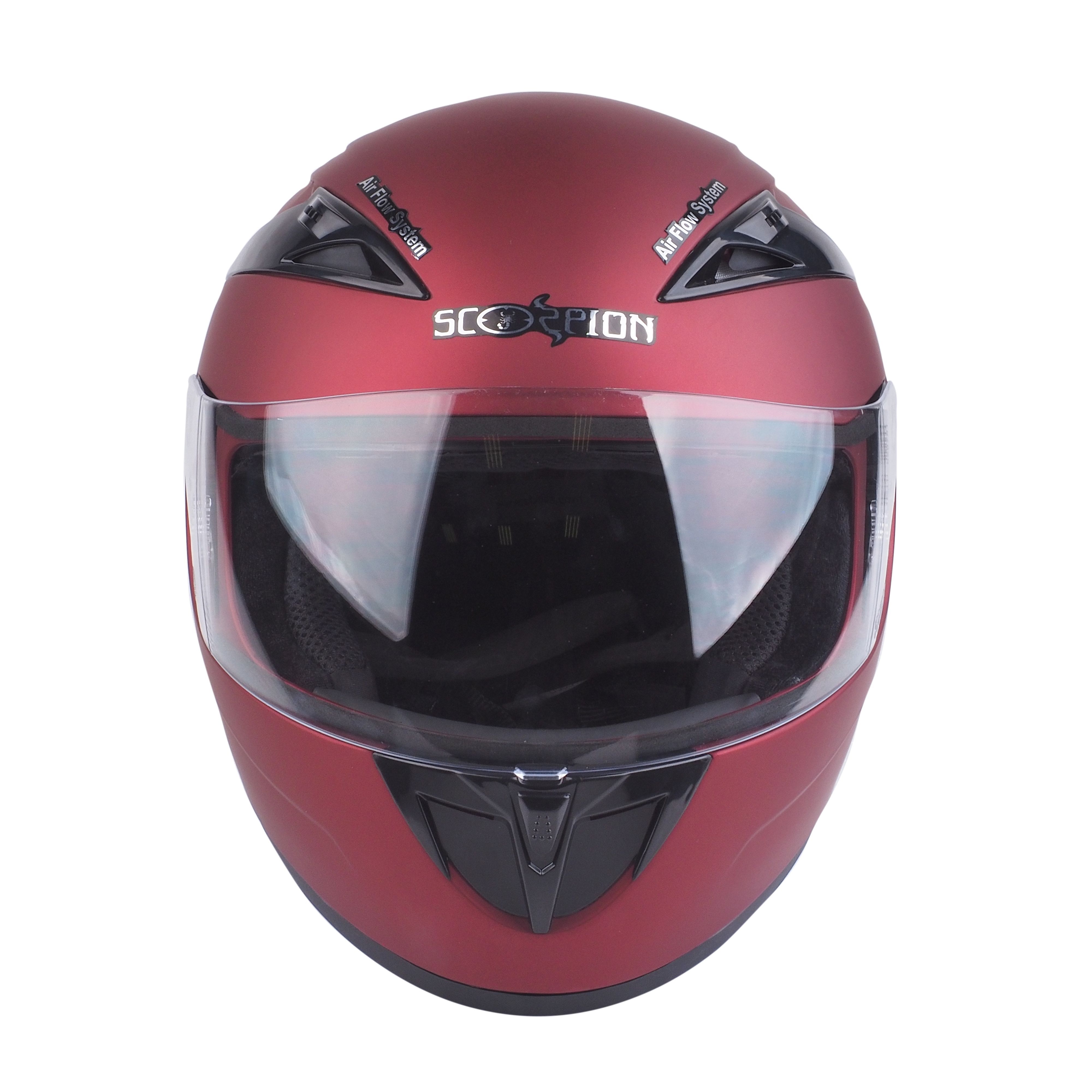 Studds SCORPION Solid Matt Wine Red L_3