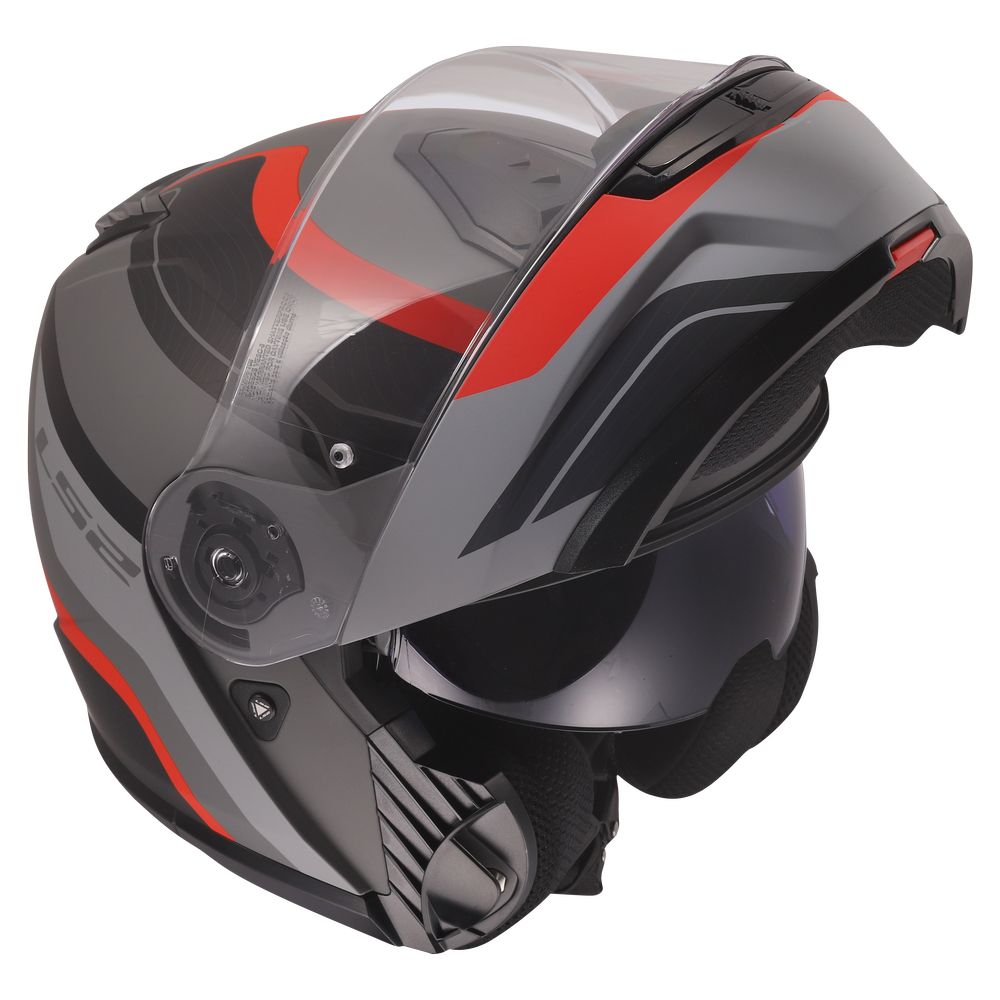 FF908 STROBE II MONZA MATT BLACK GREY RED-5