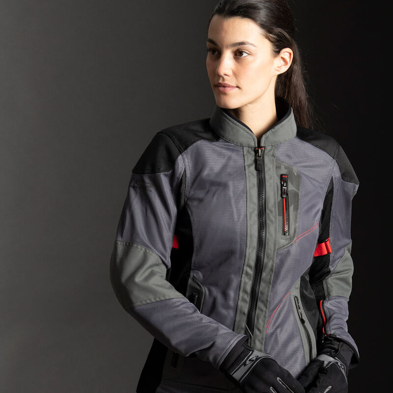 LS2 ALBA LADY JACKET DARK GREY-2